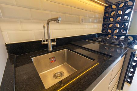 Cozinha de apartamento para alugar com 2 quartos, 42m² em Tatuapé, São Paulo