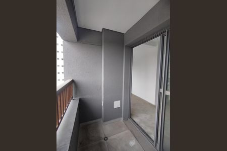 Varanda da Sala de kitnet/studio à venda com 1 quarto, 32m² em Vila Gumercindo, São Paulo