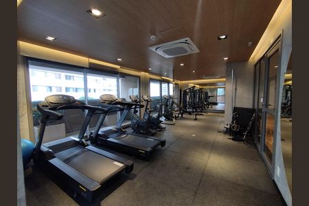 Área comum - Academia de kitnet/studio à venda com 1 quarto, 32m² em Vila Gumercindo, São Paulo
