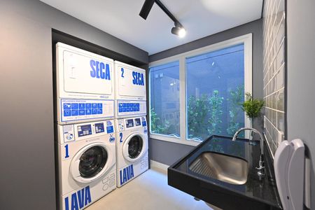 Apartamento para alugar com 24m², 1 quarto e sem vagaLavanderia