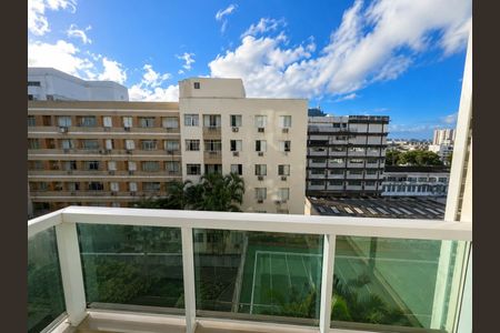 Varanda de apartamento para alugar com 1 quarto, 47m² em Paquetá, Santos