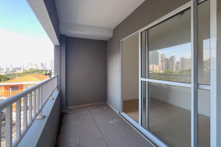 Varanda de kitnet/studio para alugar com 1 quarto, 26m² em Chácara Inglesa, São Paulo