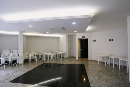 Área comum - Salão de festas de apartamento à venda com 3 quartos, 110m² em Ana Lúcia, Belo Horizonte