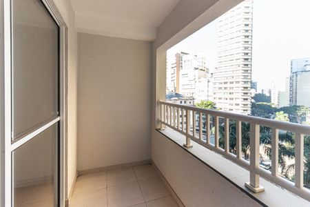 Varanda do Studio de kitnet/studio para alugar com 1 quarto, 27m² em Campos Elíseos, São Paulo