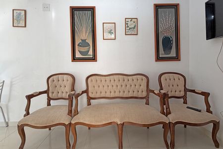 Sala de apartamento para alugar com 1 quarto, 44m² em Boqueirão, Santos