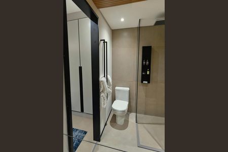 Banheiro de apartamento à venda com 1 quarto, 27m² em Paraíso, São Paulo