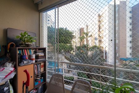 Varanda da Sala de apartamento à venda com 2 quartos, 56m² em Vila Amélia, São Paulo