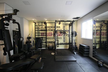 Área comum - Academia de apartamento para alugar com 1 quarto, 24m² em Panamby, São Paulo