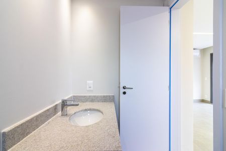 Banheiro de kitnet/studio à venda com 1 quarto, 41m² em Planalto Paulista, São Paulo