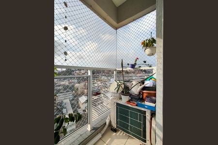Varanda da Sala de apartamento à venda com 2 quartos, 45m² em Santo Cristo, Rio de Janeiro
