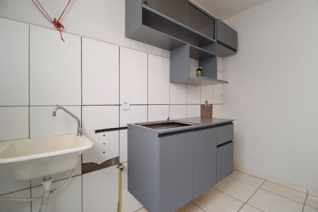Cozinha de apartamento para alugar com 2 quartos, 47m² em Jardim Canaã, Uberlândia