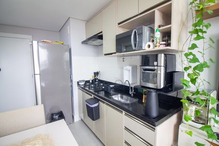 Cozinha de apartamento para alugar com 1 quarto, 25m² em Santo Amaro, São Paulo
