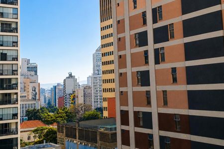 Vista da Sala de apartamento à venda com 1 quarto, 47m² em Consolação, São Paulo