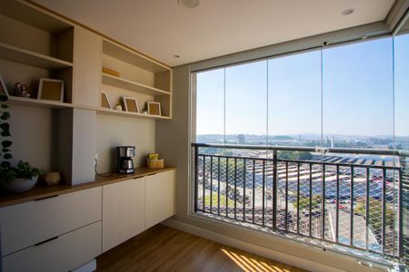 Varanda da sala de apartamento à venda com 3 quartos, 83m² em Casa Branca, Santo André