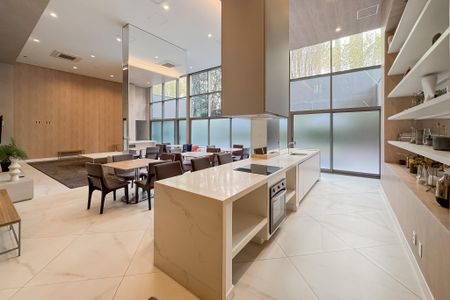 Studio para alugar com 28m², 1 quarto e sem vaga Studio para alugar com 28m², 1 quarto e sem vagaSalão de Festas