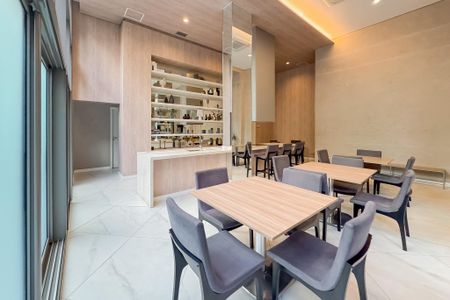 Studio para alugar com 28m², 1 quarto e sem vaga Studio para alugar com 28m², 1 quarto e sem vagaSalão de Festas