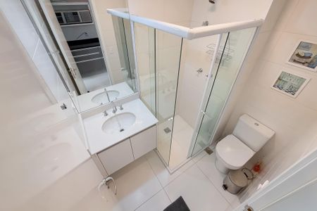 Studio para alugar com 28m², 1 quarto e sem vaga Studio para alugar com 28m², 1 quarto e sem vagaBanheiro