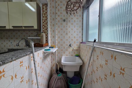 Área de Serviço de kitnet/studio para alugar com 1 quarto, 50m² em Guilhermina, Praia Grande