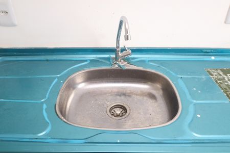 Cozinha de apartamento para alugar com 1 quarto, 48m² em Ana Maria, Santo André