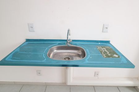 Cozinha de apartamento para alugar com 1 quarto, 48m² em Ana Maria, Santo André