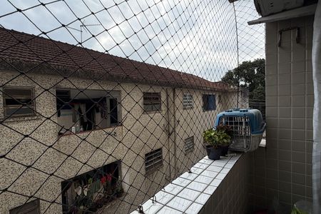 Varanda da Sala de apartamento para alugar com 2 quartos, 60m² em Vila Matias, Santos