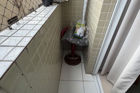 Varanda da Sala de apartamento para alugar com 2 quartos, 60m² em Vila Matias, Santos