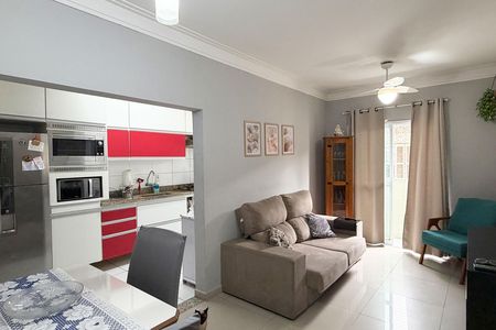 Sala de apartamento para alugar com 2 quartos, 60m² em Vila Matias, Santos