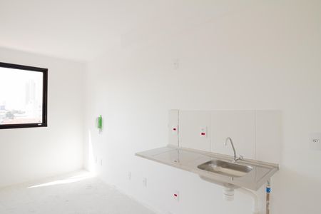 Cozinha de kitnet/studio à venda com 1 quarto, 16m² em Tatuapé, São Paulo