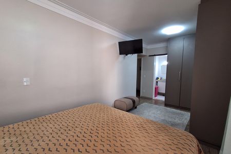 Suíte 1 de apartamento à venda com 2 quartos, 96m² em Vila Alvaro Marques, São Bernardo do Campo