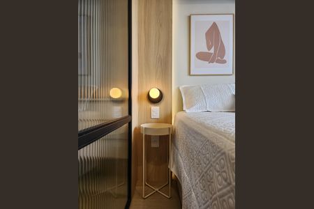 Sala/Quarto de kitnet/studio para alugar com 1 quarto, 28m² em Indianópolis, São Paulo