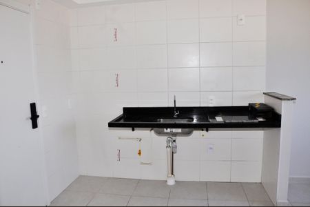 Apartamento à venda com 32m², 2 quartos e sem vaga Apartamento à venda com 32m², 2 quartos e sem vagaDetalhe - Cozinha Americana e Área de Serviço