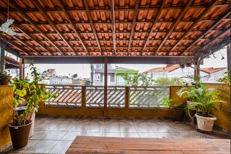 Varanda da Sala de casa à venda com 3 quartos, 200m² em Jardim Progresso, Santo André
