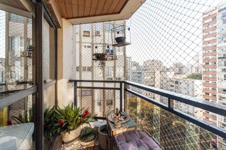 Varanda da Sala de apartamento para alugar com 4 quartos, 358m² em Higienópolis, São Paulo