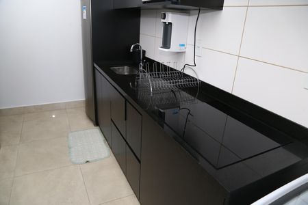 Cozinha de apartamento para alugar com 1 quarto, 56m² em Setor Marista, Goiânia
