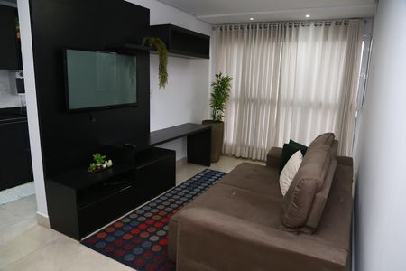 Sala de apartamento para alugar com 1 quarto, 56m² em Setor Marista, Goiânia