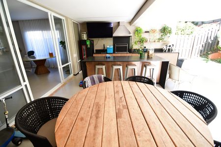 Varanda gourmet de casa de condomínio à venda com 3 quartos, 205m² em Jardim do Sol, Campinas