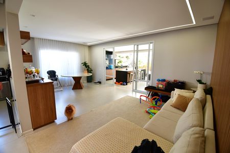 Sala de casa de condomínio à venda com 3 quartos, 205m² em Jardim do Sol, Campinas