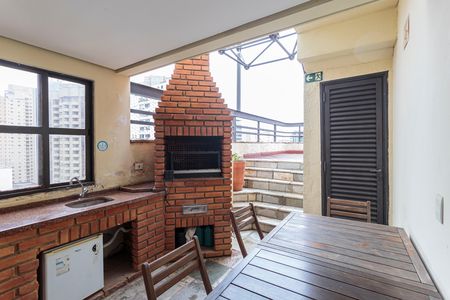 Área comum - Churrasqueira de apartamento para alugar com 1 quarto, 48m² em Itaim Bibi, São Paulo