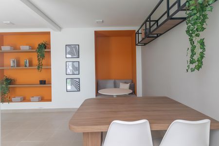 Área comum - Ateliê de apartamento para alugar com 1 quarto, 24m² em Parque Industrial Tomas Edson, São Paulo