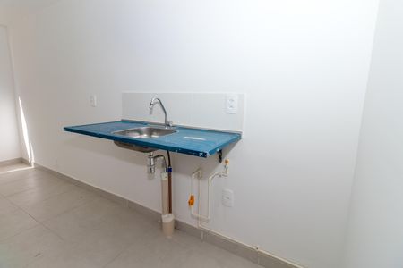 Cozinha de apartamento para alugar com 1 quarto, 24m² em Parque Industrial Tomas Edson, São Paulo