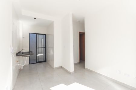 Sala - Cozinha de apartamento para alugar com 2 quartos, 40m² em Parada Xv de Novembro, São Paulo