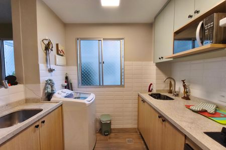 Cozinha de apartamento à venda com 2 quartos, 40m² em Parque das Cachoeiras, Campinas