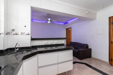 Cozinha de apartamento para alugar com 2 quartos, 45m² em Vila Dom Pedro Ii, São Paulo