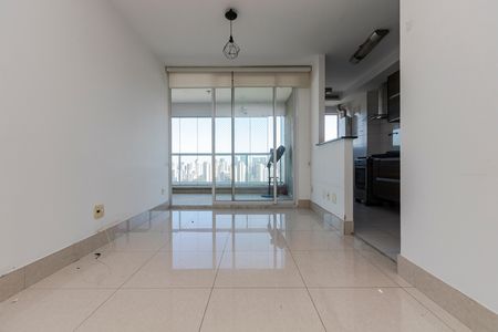 Sala de apartamento para alugar com 1 quarto, 49m² em Brooklin, São Paulo