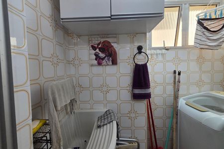 Área de Serviço de apartamento para alugar com 2 quartos, 72m² em Guilhermina, Praia Grande