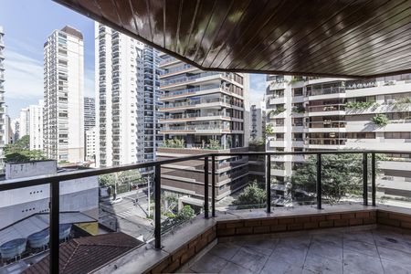 Varanda de apartamento à venda com 3 quartos, 190m² em Vila Nova Conceição, São Paulo