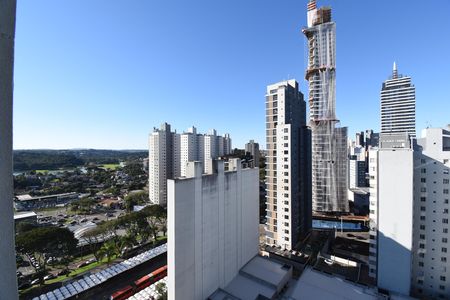 Vista da Sacada  de kitnet/studio à venda com 1 quarto, 45m² em Campina do Siqueira, Curitiba