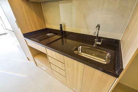 Cozinha de kitnet/studio para alugar com 1 quarto, 25m² em Ipiranga, São Paulo