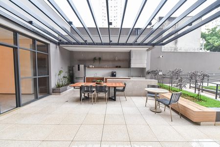 Área comum - Churrasqueira de kitnet/studio para alugar com 1 quarto, 25m² em Ipiranga, São Paulo