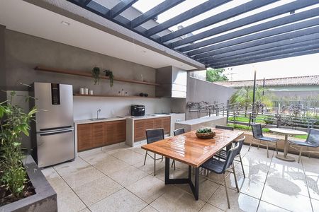 Área comum - Churrasqueira de kitnet/studio para alugar com 1 quarto, 25m² em Ipiranga, São Paulo